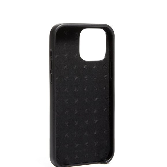 TUMI Black iPhone case w magnetic card holder (iPhone 12/13 Pro Max) - Picture 2 of 4